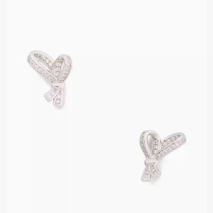 NWT Kate Spade All Tied Up Pave Studs